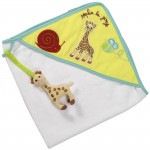 Cape de bain Sophie la girafe (70 x 70 cm) - Vulli