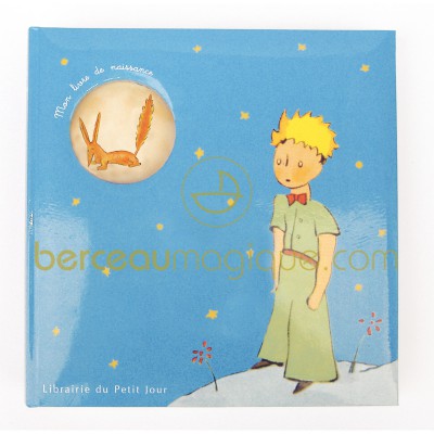 Livre de naissance Petit prince bleu par Petit Jour Paris
