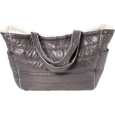 Sac � langer cabas Feather light marron/ivoire par Red Castle