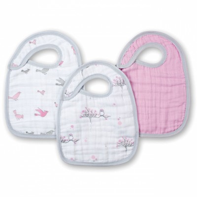 Lot de 3 bavoirs nibble oiseau for the birds