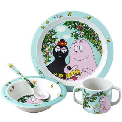 Coffret repas enfant barbapapa (4 pièces)