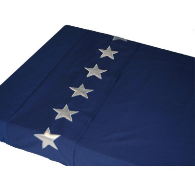 Drap de lit etoiles bleu foncé (100 x 80 cm)