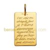 M�daille d'amour (or jaune)