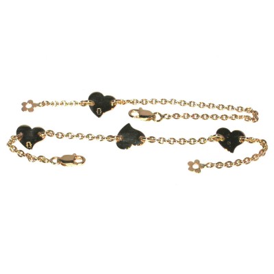 Rajout d'un motif coeur pour bracelet anniversaire par Loupidou