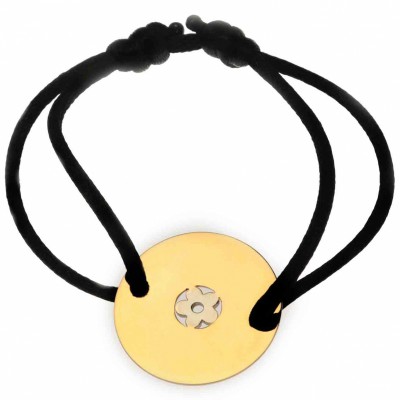 Bracelet cordon Bulle motif au choix (25mm) par Loupidou