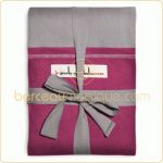 Echarpe de portage grise poche fuchsia (COURTE)  - Je Porte Mon B�b�