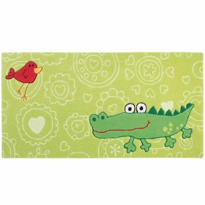 Tapis happy zoo crocodile (90 x 160 cm)