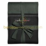 Echarpe de portage Gris-Vert poche Noir (LONGUE) - Je Porte Mon B�b�