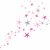 Stickers chambre fille Etoiles