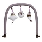 Accessoires (canopy + arche de jeux) poudr� rose pour transat Up&Down - B�aba