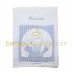 Livre de naissance Lapin ciel (Avec broderie) - Moulin Roty