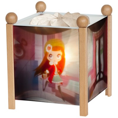 Lanterne magique animaux et petite fille littlest pet shop naturel