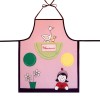 Tablier rose personnalisable