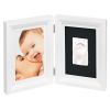 Cadre photo empreinte Baby Art Print Frame blanc / blanc et noir