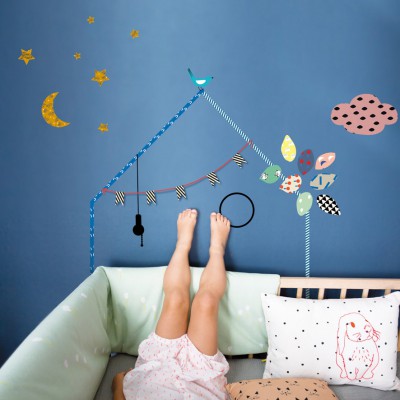Sticker mural ma petite maison