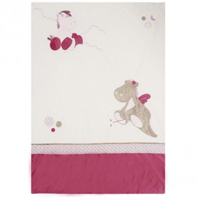 Couverture veloudoux Victoria et Lucie (100 x 140 cm) par Noukie's