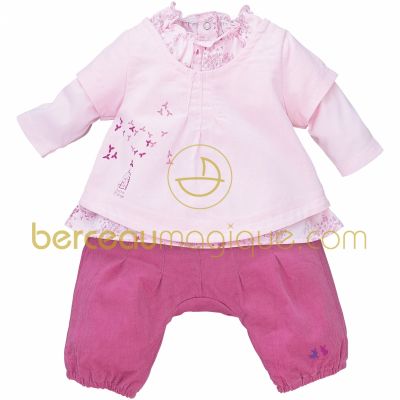 Ensemble tunique et pantalon Po�sie (3 mois) par Sucre d'orge