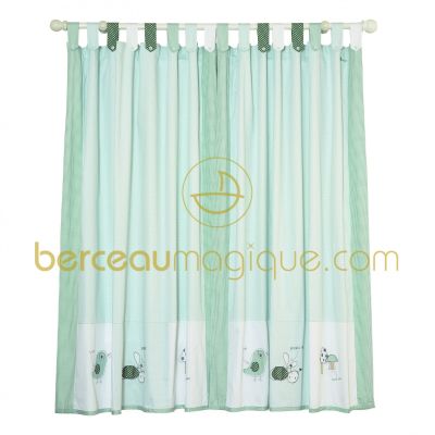 Rideaux Scrapbook bleu (132 x 160 cm) par Mamas and Papas