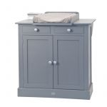 Commode b�b� 2 portes et 2 tiroirs Ardoise - Moulin Roty