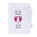 Prot�ge carnet de sant� Petits Pieds (26 x 34 cm) - La maison des abeilles