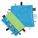 Doudou ''Sweet dreaming'' Lime Turquoise - Snoozebaby