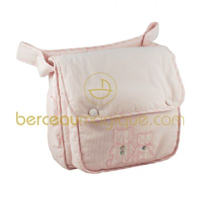 Sac � langer rose Garda par Tartine et Chocolat