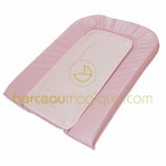 Matelas � langer rose �cru - Candide