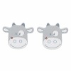 Poign�es grises pour commode ou armoire b�b� Lolita (lot de 2)