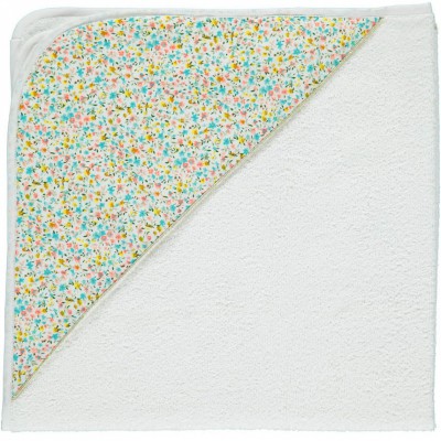 Cape de bain bébé flora (79 x 79 cm)