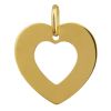 Pendentif coeur ajour� (or jaune)