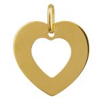 Pendentif coeur ajour� (or jaune) - A.Augis