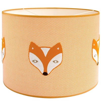 Suspension corbeau et renard orange (35 cm de diamètre)