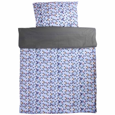 Housse de couette + taie pour berceau owl (80 x 80 cm)