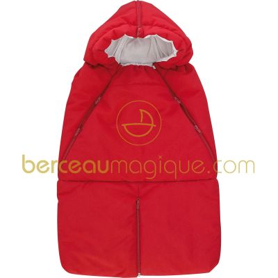 Nid de s�curit� auto rouge Pretty gris par Sucre d'orge