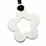 Grande m�daille ajour�e marguerite (argent massif) - Loupidou