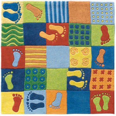 Tapis Empreintes (120cm x 120cm) par Haba