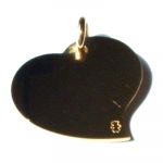 Pendentif Coeur (or jaune) - Loupidou