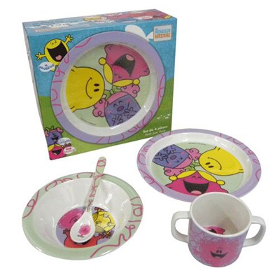Coffret repas 4 pi�ces Monsieur Madame par Petit Jour Paris