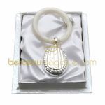 Hochet Perles (M�tal Argent�) - Orf�vrerie de Cr�vigny 