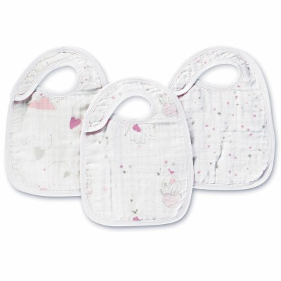 Lot de 3 bavoirs nibble éléphant lovely