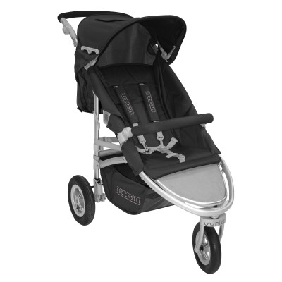 Poussette 3 roues sans assise Whizz noir par Red Castle