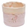 Panier de rangement Oiseau rose