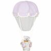 Lampe montgolfi�re parme / gris perle