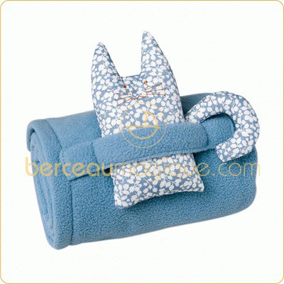 Couverture � poign�e bleue (60 x 90 cm)   par  Trousselier