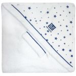 Cape de bain avec gant Etoiles bleues (100 x 100 cm) - Red Castle