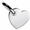 Charm's Coeur en argent massif