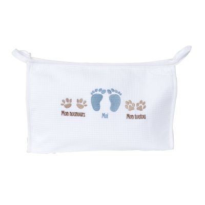 Trousse de toilette Petits Pieds (18 x 28 cm) par La maison des abeilles