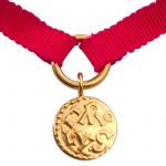 Bracelet Denier de Melle (ruban rouge) - La Monnaie de Paris