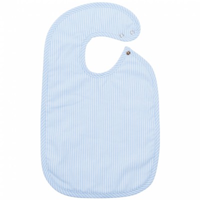 Bavoir blue stripe