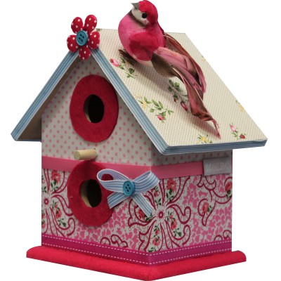 Cabane à oiseaux high tea (13 x 11 x 18 cm)